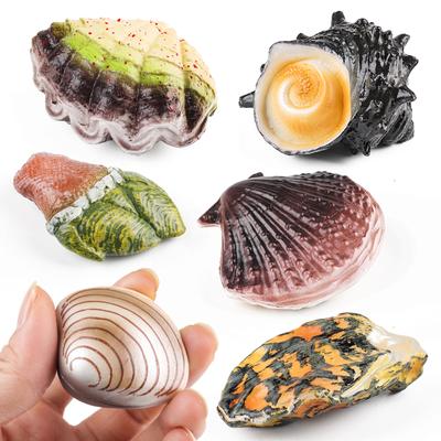 Oenux Oceánská Ústřice Hřebenatka Hvězdice Mušle Korál Chobotnice Kreveta Zvířata Model Akční Figurky PVC Vzdělávání Miniatura Dětská Hračka Dárek