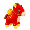 Horse Doll with Fukubukuro Decor Good Luck in Year of The Horse Chinese Style PP Cotton Filling Zodiac Pony Figurine