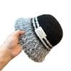 Knitted Fisherman Hat for Women In Autumn and Winter Cold Proof and Warm Ear Protecting Basin Hat Versatile Face Showing Small Woolen Hat