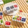 2 Piece Detachable Spices Fresh Keep Storage Box Drainable Kitchen Food Organize Box Picnic