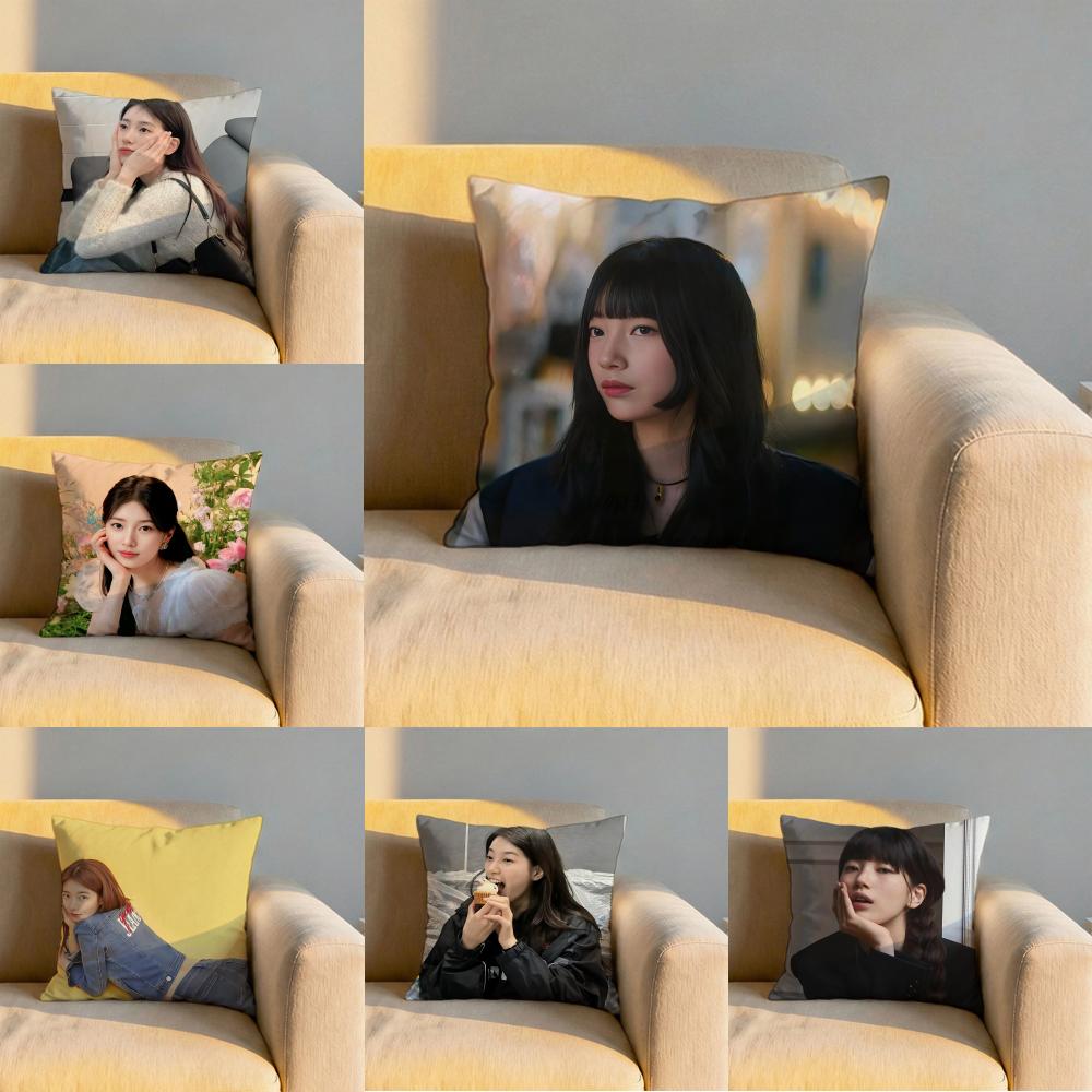 Singer BBaeS SSuzyS Cushion Cover Soft Reversible Durable Pillow Cover MultiScene Use for Home Car Daily Comfort