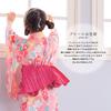 Kimono Cafe Yukata Set with Cherry and Morning Glory Designs in and Available in Sizes and Suitable for Preschoolers and Chrysanthemum Girls' 2-Piece