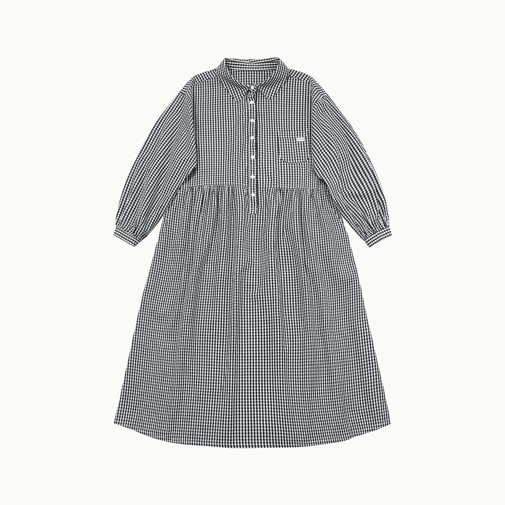 Chikita Pullover Dress (Check) Black 241202Cbk