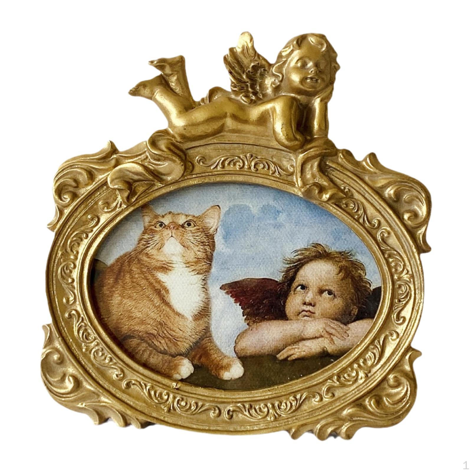 

Ornate Picture Frame Resin Photo Desktop Display Wall Mounted Home Decor Farmhouse Luxury