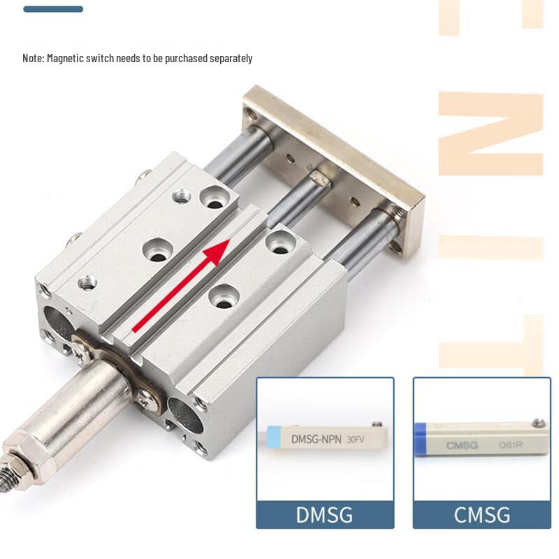 HNYH Three-Axis Adjustable Stroke Cylinder with Guide Rod