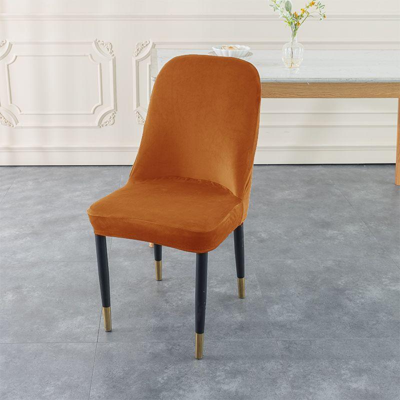 Thickened Chair Cover Elastic Arc Shape Dirt-resistant Dining Chair Cover Prevent Cat Scratches Easy To Remove and Wash Without Deformation.