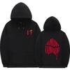 Fashion Printed Hooded Sweatshirt Loose Fit Sportswear Men Women Youth