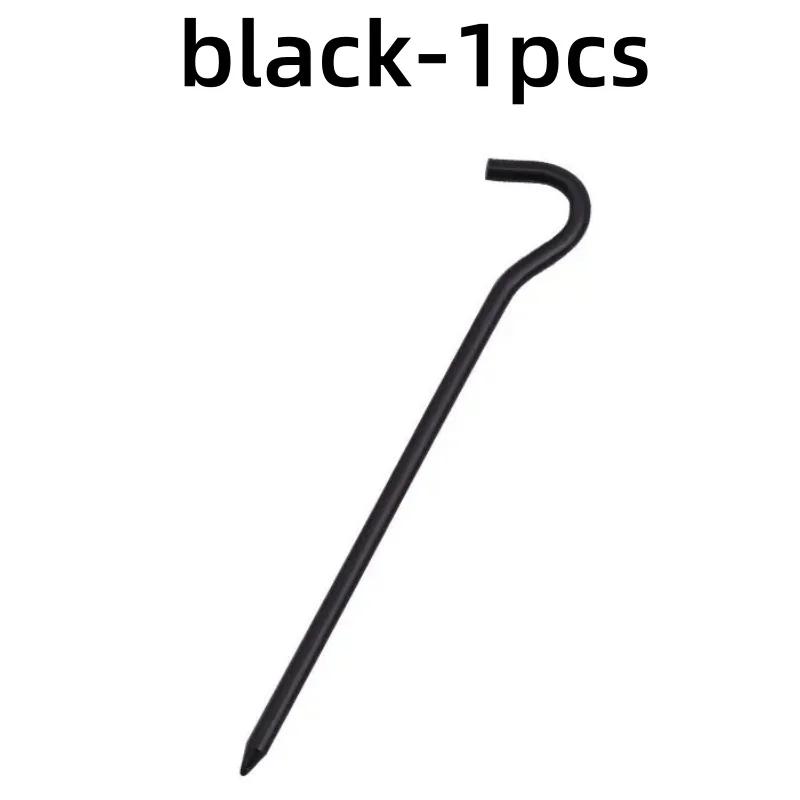 

1PC 18cm Aluminum Alloy Tent Nail with Hook Outdoor Camping Stakes Ground Tent Pegs for Hammock Awning Canopy Hiking Accessories