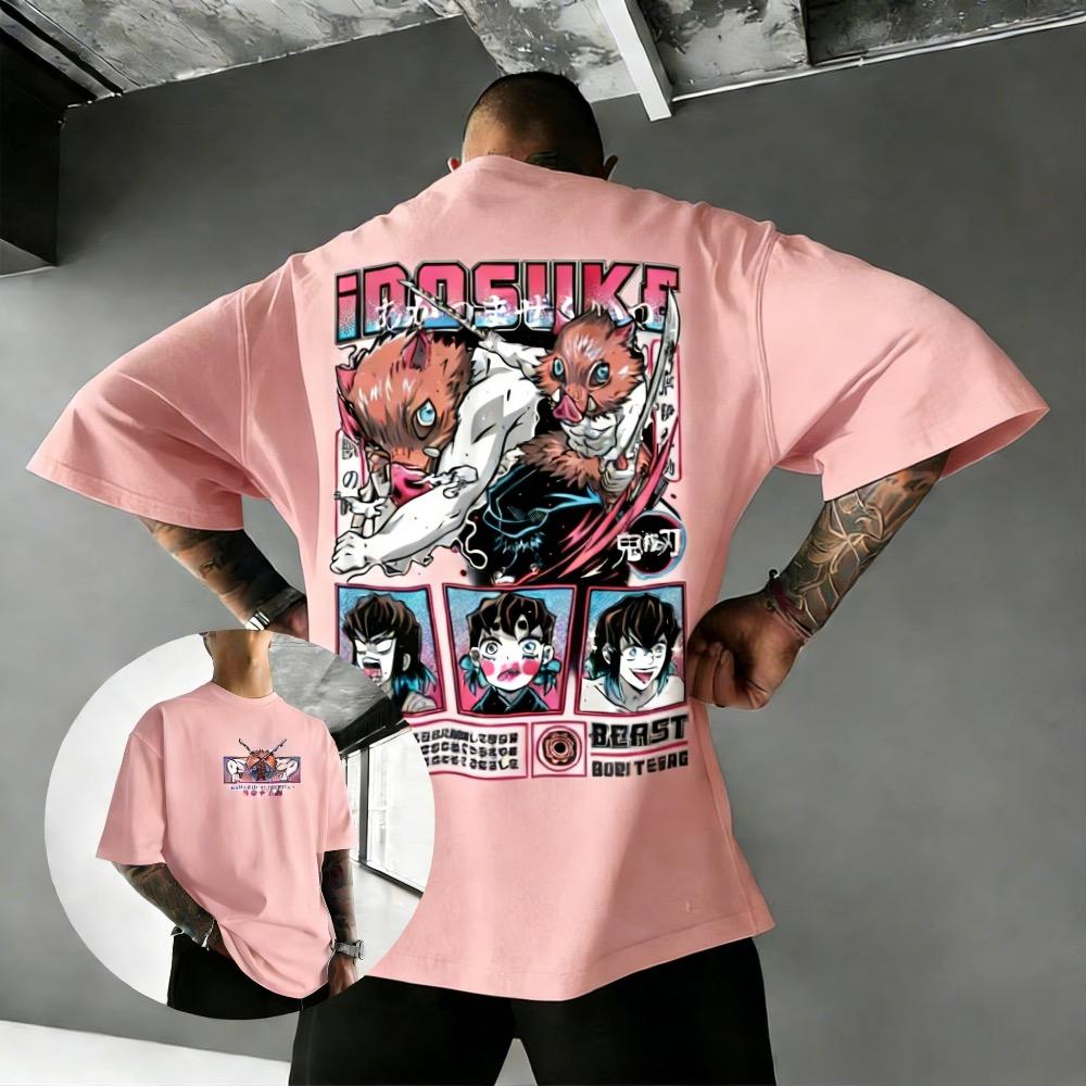 Devil Killer Anime Printed Men's and Women's T-shirt Casual Parent Child Top