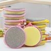 Kitchen Cleaning Sponge Double Sided Sponge Scrubber Sponges For Dishwashing Scouring Pad Dish Cloth Kitchen Cleaning Tools
