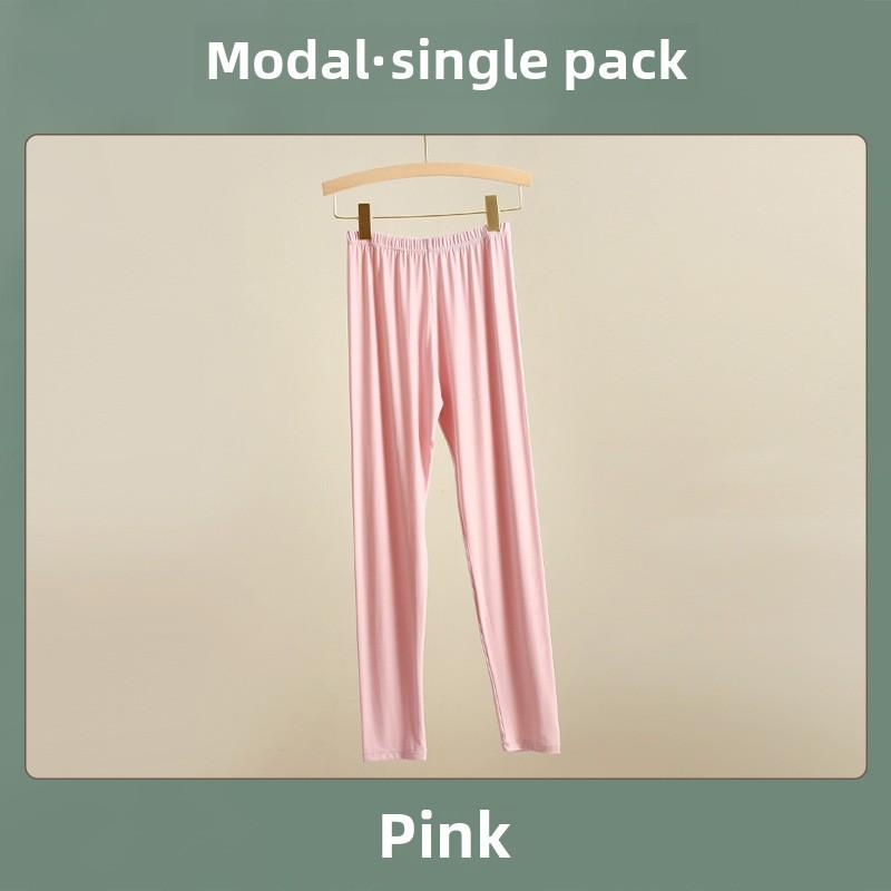 Pantalon d'automne en modal pour femme, pantalon moulant en coton élastique, sous-vêtements chauds de sport et de yoga grande taille