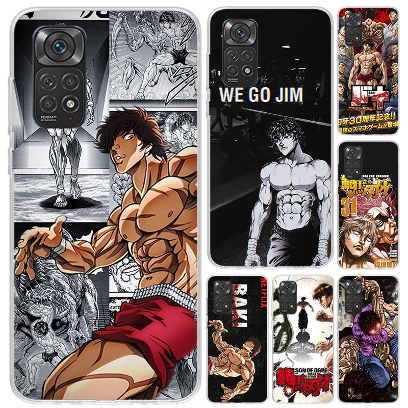 Baki the Grappler Original Anime Phone Case for Xiaomi Redmi Note 15 14 14S 13 12S 12 Pro 11S 11 Plus 11T 11E 10S Soft Funda Pri