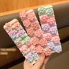 30 cute little girls with flower bands and children's hair rings suitable for daily use as hair accessories
