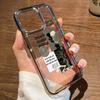 Black Flower Phone Case For iPhone 14 Pro Max Case iPhone 15 Pro Max 11 13 12 7 8 Plus XR XS X SE Soft Silicone Shockproof Cover