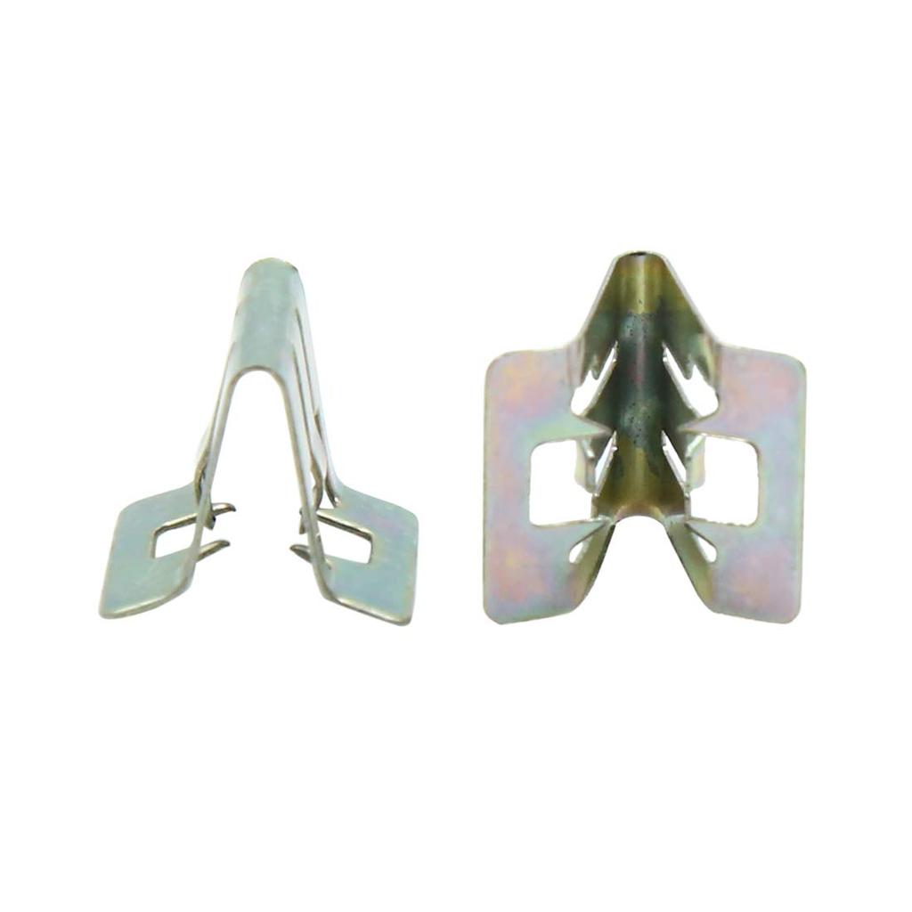 uxcell Metal Retainer Clip Metal Bronze Tone Console Trim Metal