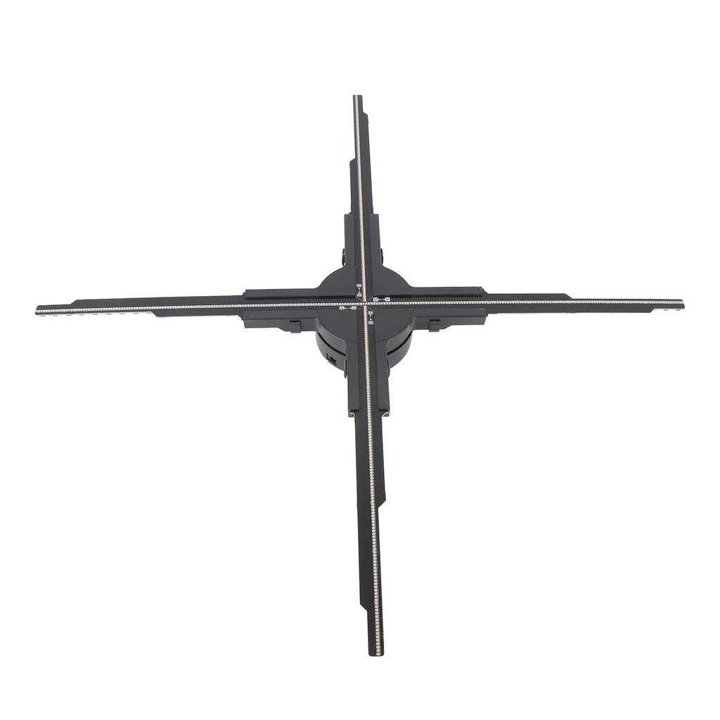 3D Holographic Fan 50cm 510x1400P Resolution 510LEDs 4GB Memory Supports PC Software APP Editing