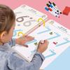 Erasable Pen Control Training Cards: Early Education Toys for 2-Year-Olds