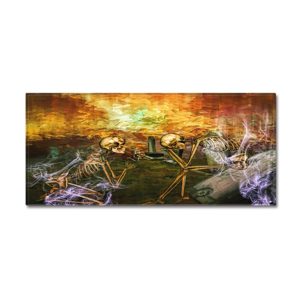 Skeleton Household Door Mat Bathroom Kitchen Absorbent Floor Mat Bedroom Living Room Non-Slip Carpet