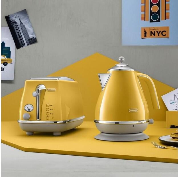 Toaster De'Longhi Icona Capitals CTOC 2103.Y galben