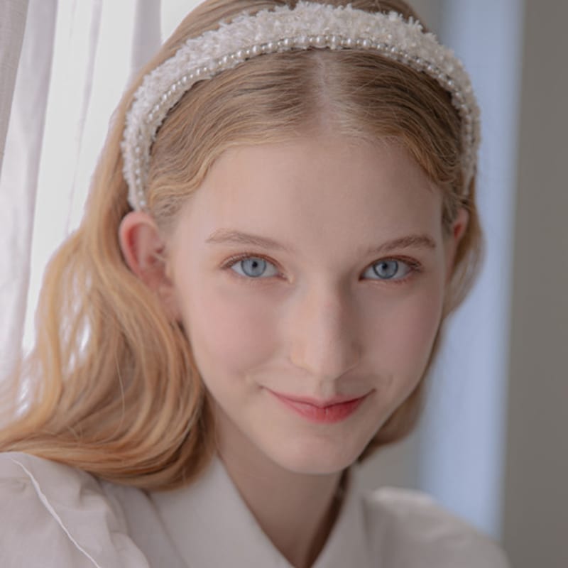 Jean Paul Clarisse Perlen-Tweed Haarband JP-22-211HB