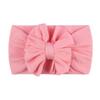 23-Color Baby Nylon Bow Headbands - Double Layer Fashion Headdress