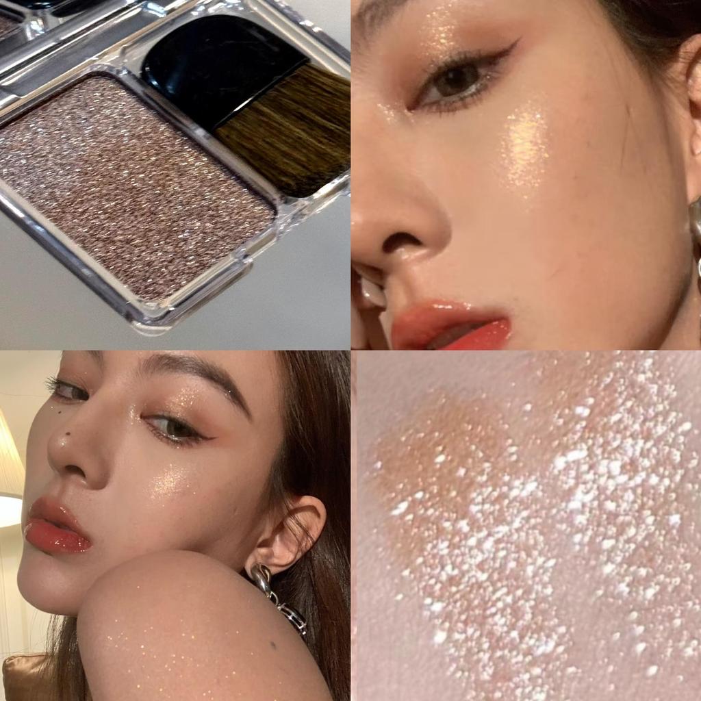 Highlighting & Contouring Powder Brightening & Plumping the Face Brightener Ultra-Fine Texture for Natural Glow Enhances Facial Dimension