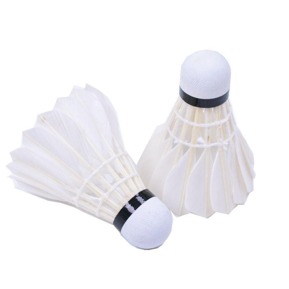 

12PCS High Elasticity Durable Shuttlecock Practice Ball Shuttlecock Training Ball Beginners 12pcs