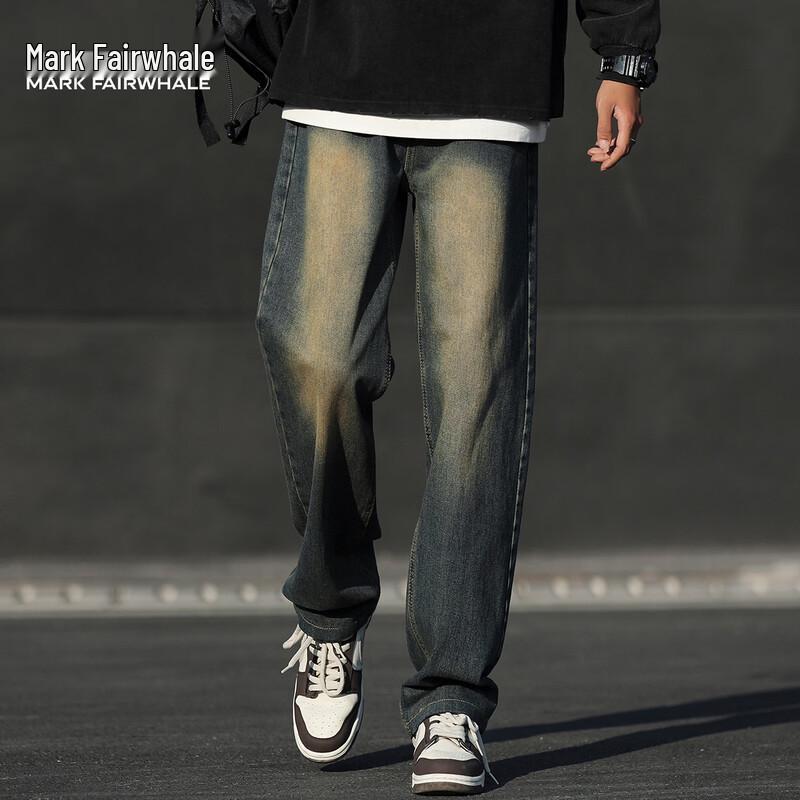 Mark Fairwhale Men s Loose Straight-Leg Jeans S