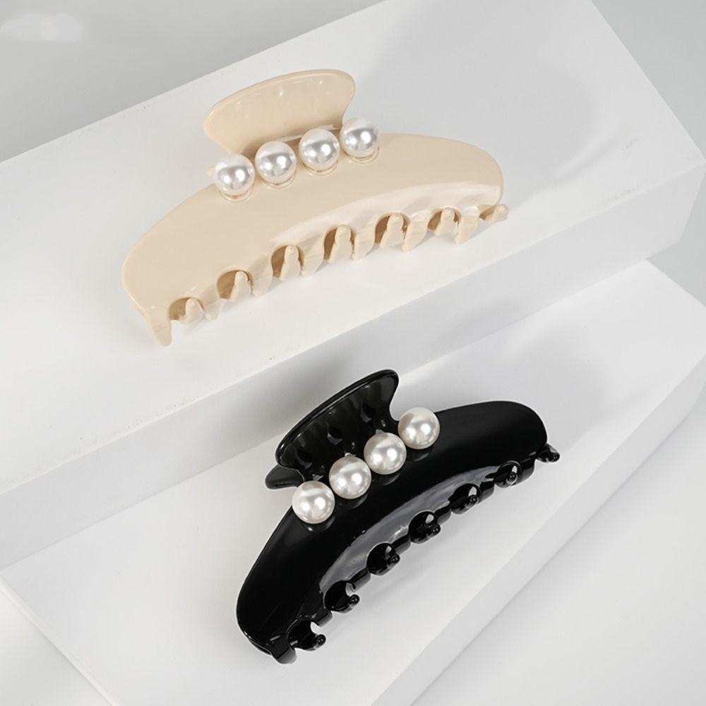 Hair Jewelry Ornament French Design Hair Claw Clip Elegant Hair Ponytail Clip for Girls