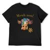 Meuh Cow No! T-Shirt Anime Clothes Short Sleeve Tee Funny T Shirts Men
