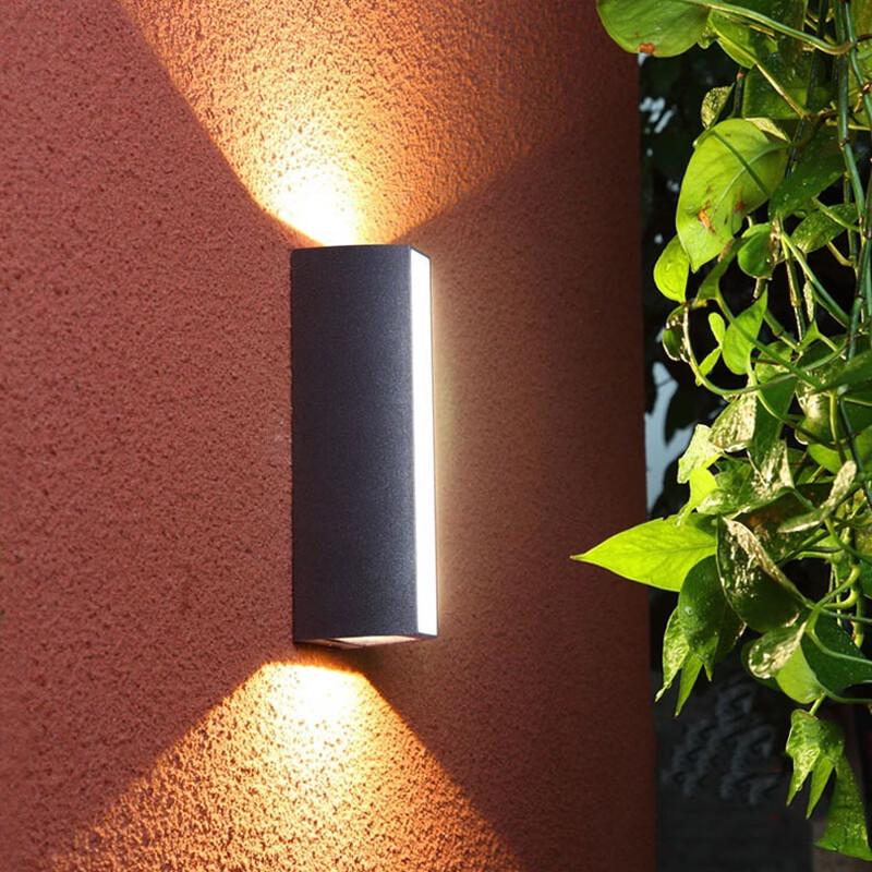 Modern Outdoor Waterproof Up-Down Wall Sconce