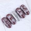 Nail Stamper French Tip Nail Stamp Rotatable Nail Art Stamper Clear Silicone Nail Stamping Jelly Stamper Nails Art Tool