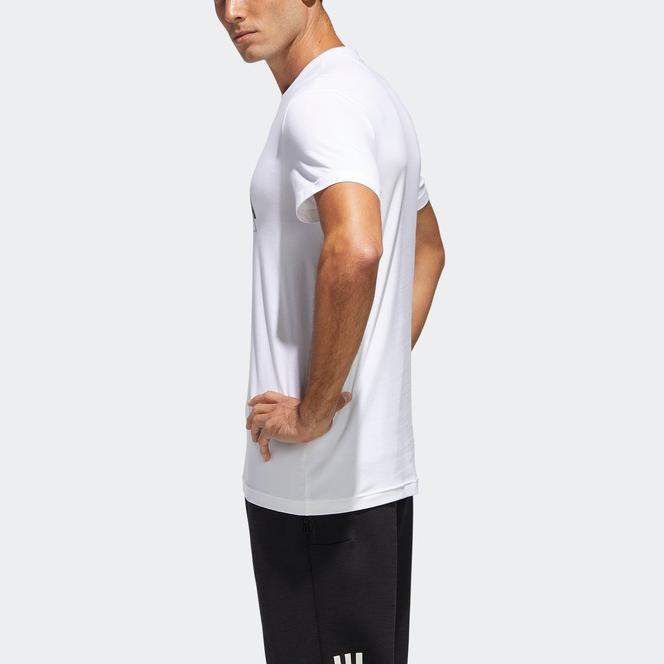 Adidas China Tee Letter Pattern Print Casual Round Neck Short Sleeve T-Shirt Men Tops White GL5640