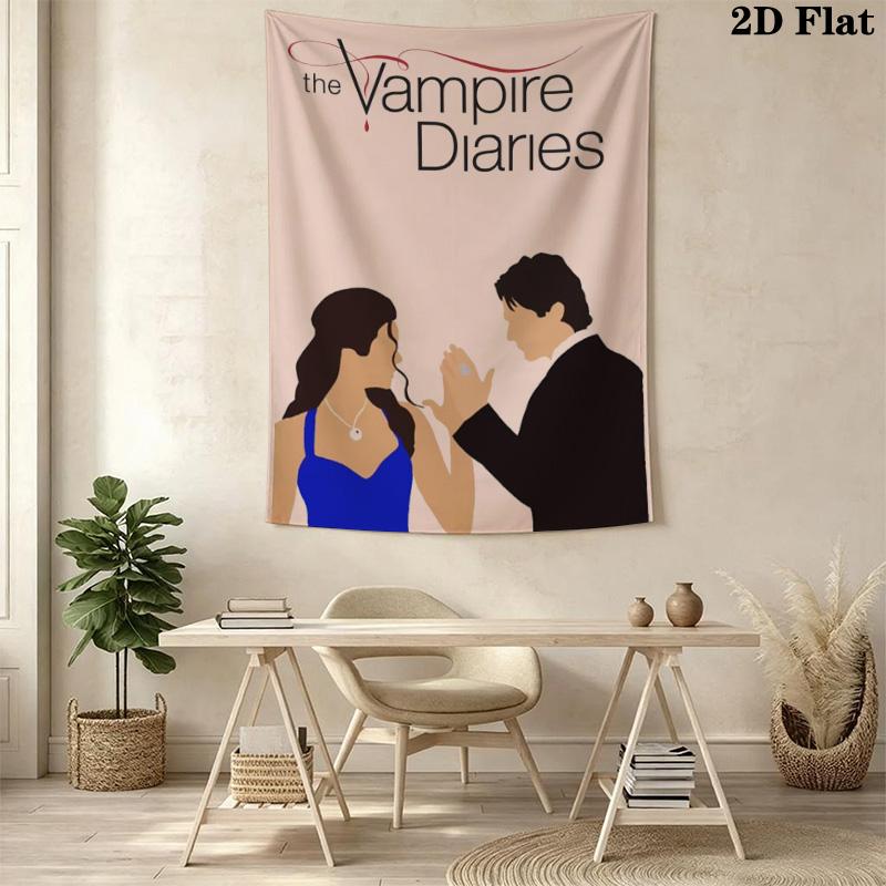 The Vampire Diaries Pattern Home Decor Tapestry, Wall Hanging, Decorative RV Wall Cloth.SGT0917515
