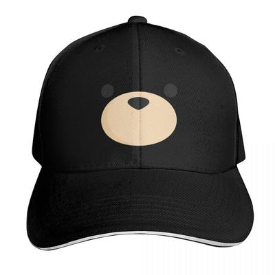 Little Brown Bear Baseball Cap Unisexs Big Size Hat Golf Luxury Hat Rave Unisex Womens
