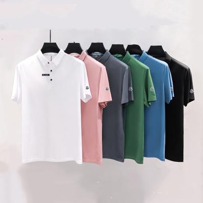 Nowa Wiosna Lato Odzież Męska Krótki Rękaw Męska Codzienna Koszulka Polo Top