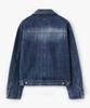Leumadeu Two-Pocket Washed Denim Jacket - Indigo