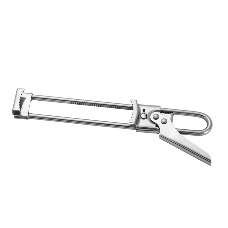 Stainless Steel Adjustable Bottle Opener Can Opener Jam Beer Bottle Multifunctional Bottle Opener Bar Tool Wine Accessories