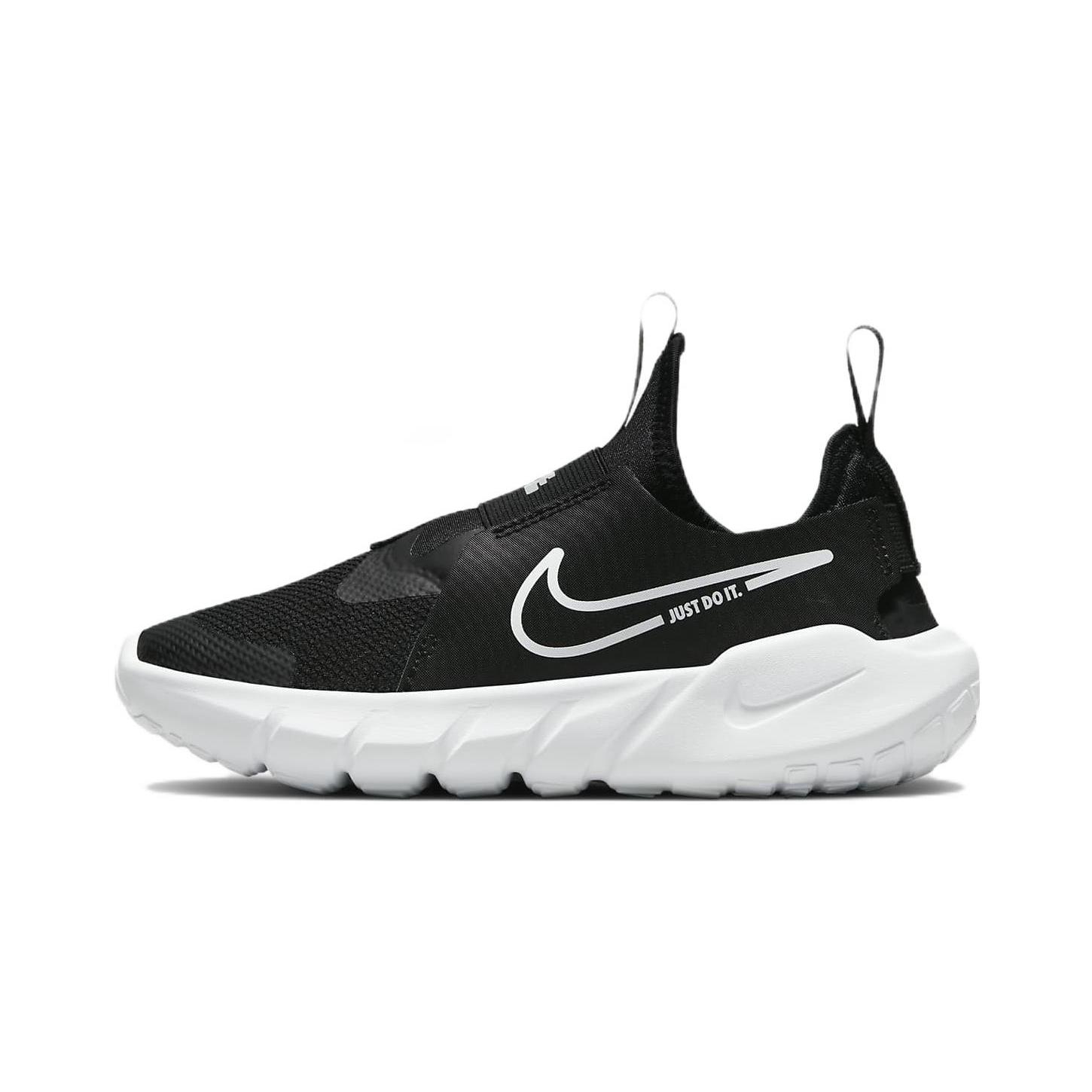 

Nike Flex Runner 2 Synthetic Leather Slip Resistant Cushioning Abrasion Resistant Low top Kids Running Shoes Black DJ6040-002 28