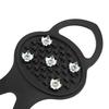 10 Pairs Universal Ice Cleats,Non Slip Gripper Spikes, 5 Steel Studs Crampon Ice