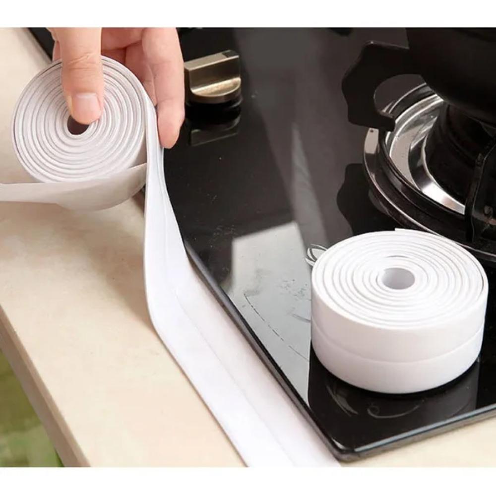 1 Stück 3,2 m x 3,8 cm Küchen-Badezimmer-Spülbecken-Dichtungsstreifenband Wasserdicht Langlebig Selbstklebendes Streifenband