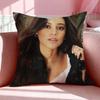 Celebrity J-Jenna Ortega Povlak na polštář Prodyšný Lněný povlak na polštář Letní Bez zápachu Ekologický Neviditelný zip Omyvatelný