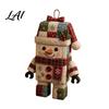 Handmade Christmas Tree Ornaments Halloween Rag Doll DIY Kit Patchwork Sewing Craft Set with Decorative Figure Kits Pre-Cut Fabrics Beginner-Friendly
