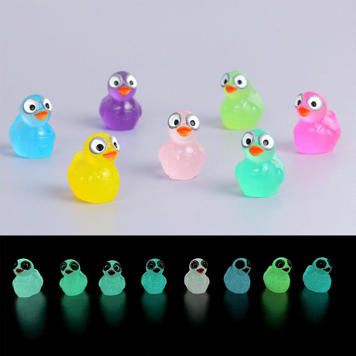 10 / 20pcs Mini Resin Duck Figures Tiny Pirate Ducks Figurine Miniature Animals Ornaments Ideal for DO-IT-YOURSELF Fairy Garden Glass Container