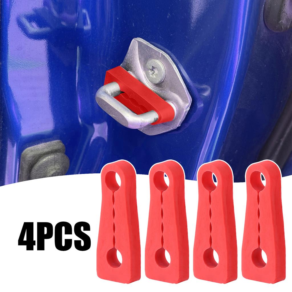 Door Lock Damper Buffer Deadener Seal Shock Absorbing Damping Protector Damping Protector Rubber Pad