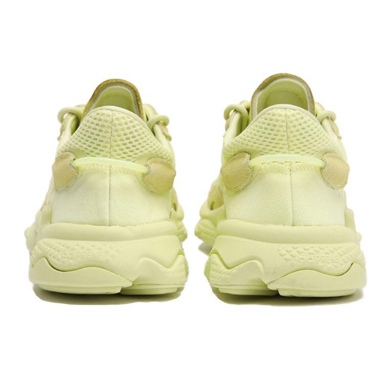 Adidas Originals Ozweego Mesh Fashion Comfortable Non-Slip Durable Low-Top Lifestyle Casual Shoes Unisex Casual Shoes Yellow FY2303