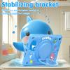 Handle Grip Case for IPad 10.2 2019 2020 2021 7th 8th 9th Generation 360 Rotating Stand Heavy Duty Cover Kids Cute Cartoon Funda