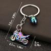 1pc Sporty 3D Motorcycle Helmet Keychain Durable Zinc Alloy Metal Ring & Chain Pendant Gift for Motorcycle Enthusiasts, Motorcycle Accessories