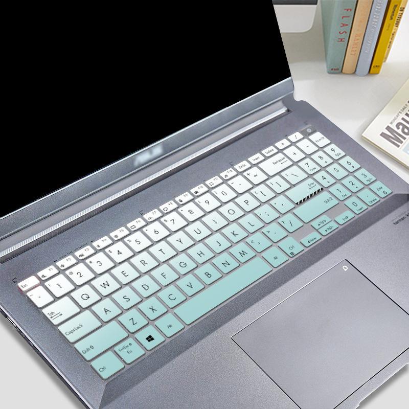 Silikonová ochranná fólie na klávesnici pro ASUS Vivobook Pro 15 Kryt klávesnice pro ASUS Vivobook Pro 15