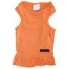 Pet Summer Clothes Dog Cotton Sleeveless TShirt Pet Skirt Shirt Dresses Orange XL